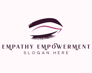 Beauty Lashes Makeup Artist logo design