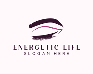 Beauty Lashes Makeup Artist logo design