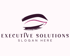 Beauty Lashes Makeup Artist logo design