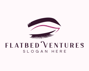 Beauty Lashes Makeup Artist logo design