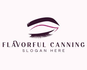 Beauty Lashes Makeup Artist logo design