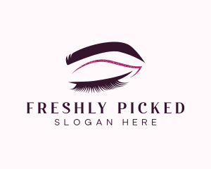 Beauty Lashes Makeup Artist logo design