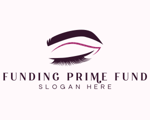 Beauty Lashes Makeup Artist logo design