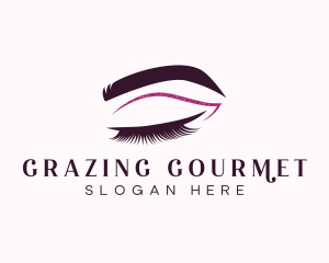 Beauty Lashes Makeup Artist logo design