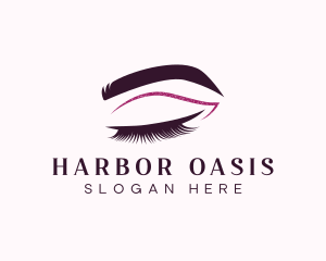 Beauty Lashes Makeup Artist logo design