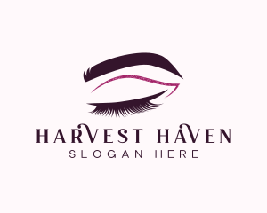 Beauty Lashes Makeup Artist logo design