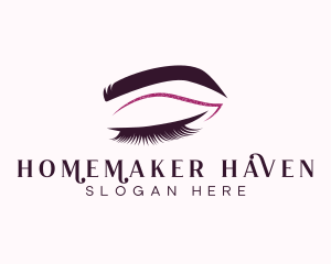 Beauty Lashes Makeup Artist logo design