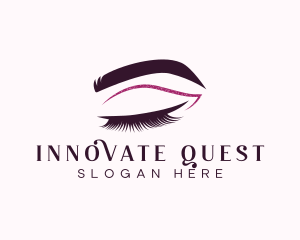 Beauty Lashes Makeup Artist logo design