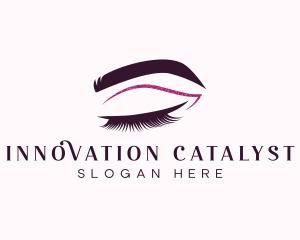 Beauty Lashes Makeup Artist logo design