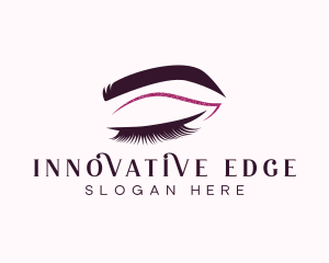 Beauty Lashes Makeup Artist logo design