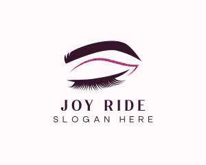 Beauty Lashes Makeup Artist logo design