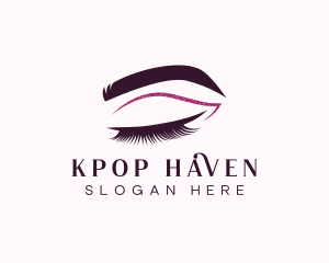 Beauty Lashes Makeup Artist logo design