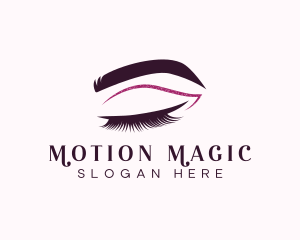 Beauty Lashes Makeup Artist logo design