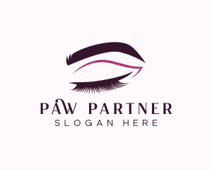 Beauty Lashes Makeup Artist logo design