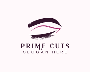 Beauty Lashes Makeup Artist logo design