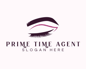 Beauty Lashes Makeup Artist logo design