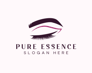 Beauty Lashes Makeup Artist logo design