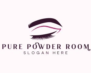 Beauty Lashes Makeup Artist logo design