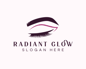 Beauty Lashes Makeup Artist logo design