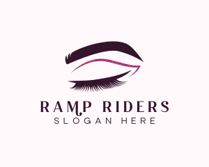 Beauty Lashes Makeup Artist logo design