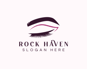 Beauty Lashes Makeup Artist logo design