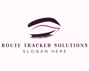 Beauty Lashes Makeup Artist logo design