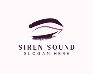 Beauty Lashes Makeup Artist logo design