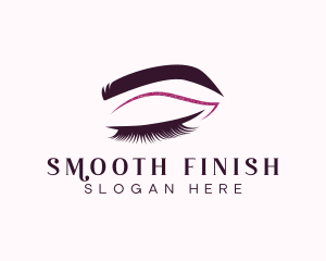 Beauty Lashes Makeup Artist logo design