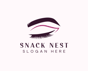 Beauty Lashes Makeup Artist logo design