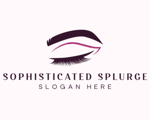 Beauty Lashes Makeup Artist logo design