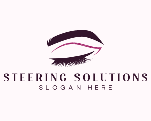 Beauty Lashes Makeup Artist logo design