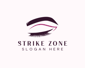 Beauty Lashes Makeup Artist logo design