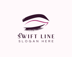 Beauty Lashes Makeup Artist logo design