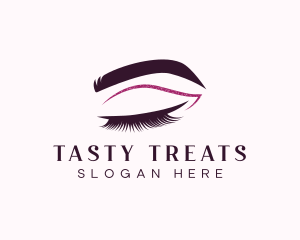 Beauty Lashes Makeup Artist logo design