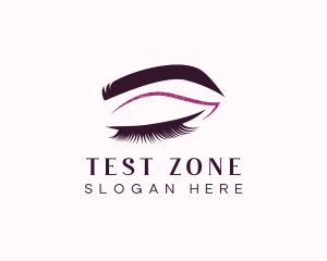 Beauty Lashes Makeup Artist logo design