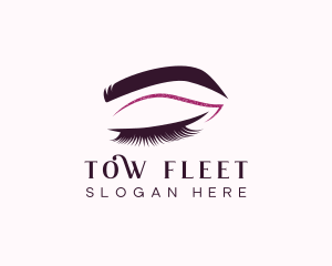 Beauty Lashes Makeup Artist logo design