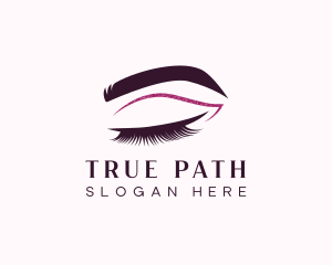 Beauty Lashes Makeup Artist logo design