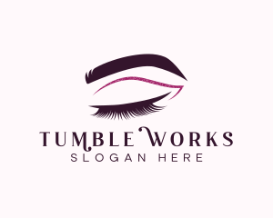 Beauty Lashes Makeup Artist logo design