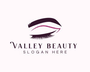 Beauty Lashes Makeup Artist logo design