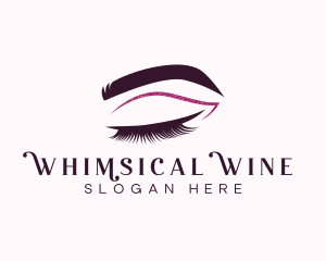 Beauty Lashes Makeup Artist logo design