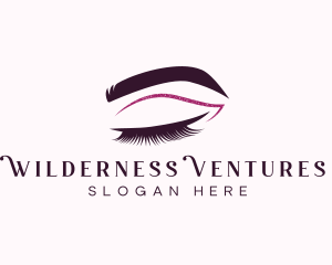 Beauty Lashes Makeup Artist logo design