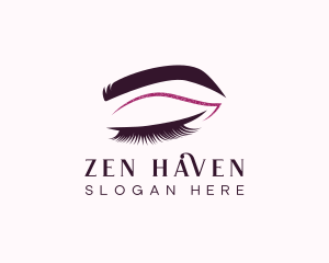 Beauty Lashes Makeup Artist logo design