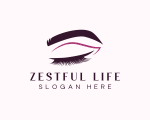 Beauty Lashes Makeup Artist logo design