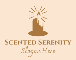 Scented Candle Light logo design