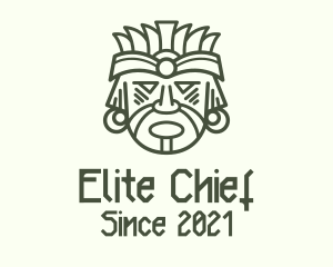 Mayan War Chief logo design