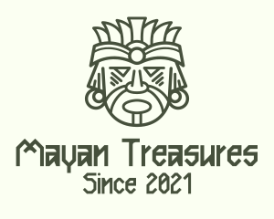 Mayan War Chief logo design