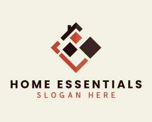 Home Tile Flooring logo design