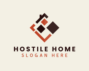 Home Tile Flooring logo design