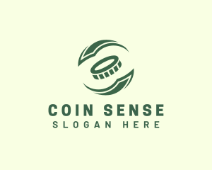 Money Spiral Cash Coin   logo design