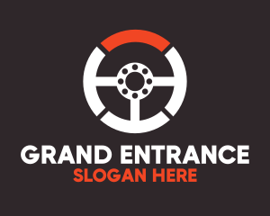 Steering Wheel Automotive Services logo design